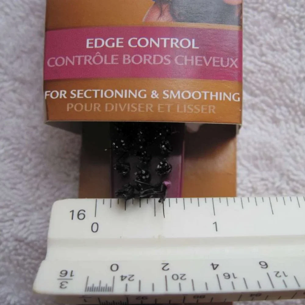 Goody Mosaic Edge Control Sectioning Smoothing Hair Brush Comb Pick Narrow Part